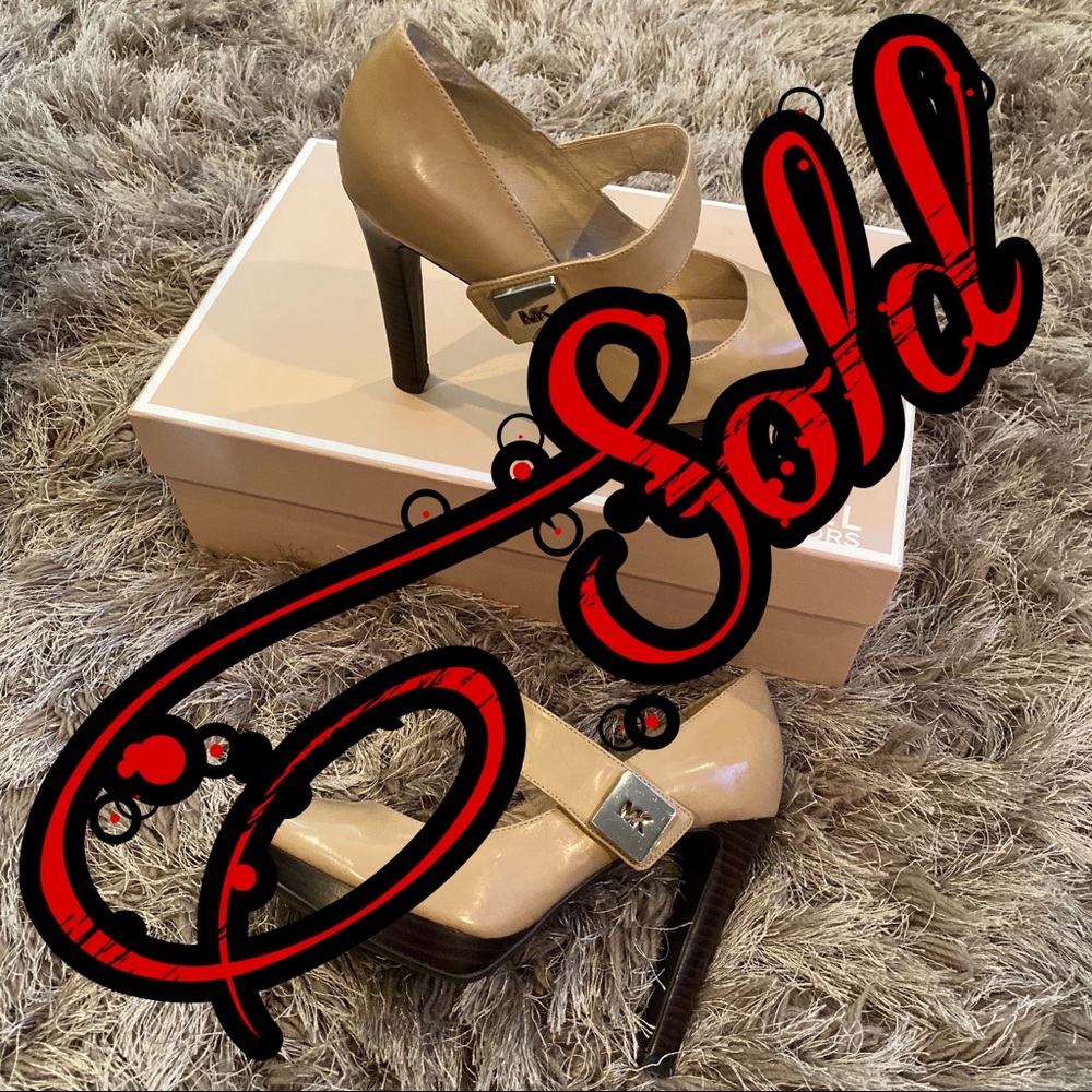 Michael Kors Nude Devenport Mary Jane Pumps - Picture 1 of 8